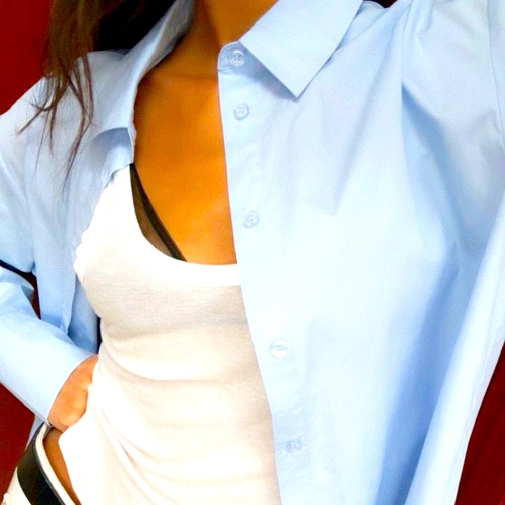 NA-KD Oversize Button Down Shirt